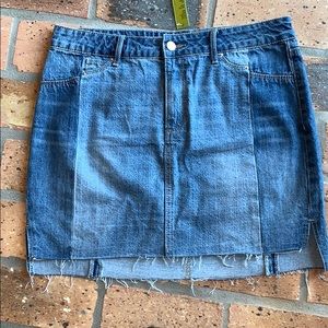 Gianni Bini Becca Denim Skirt NWT